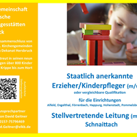 Stellenausschreibung Erzieher