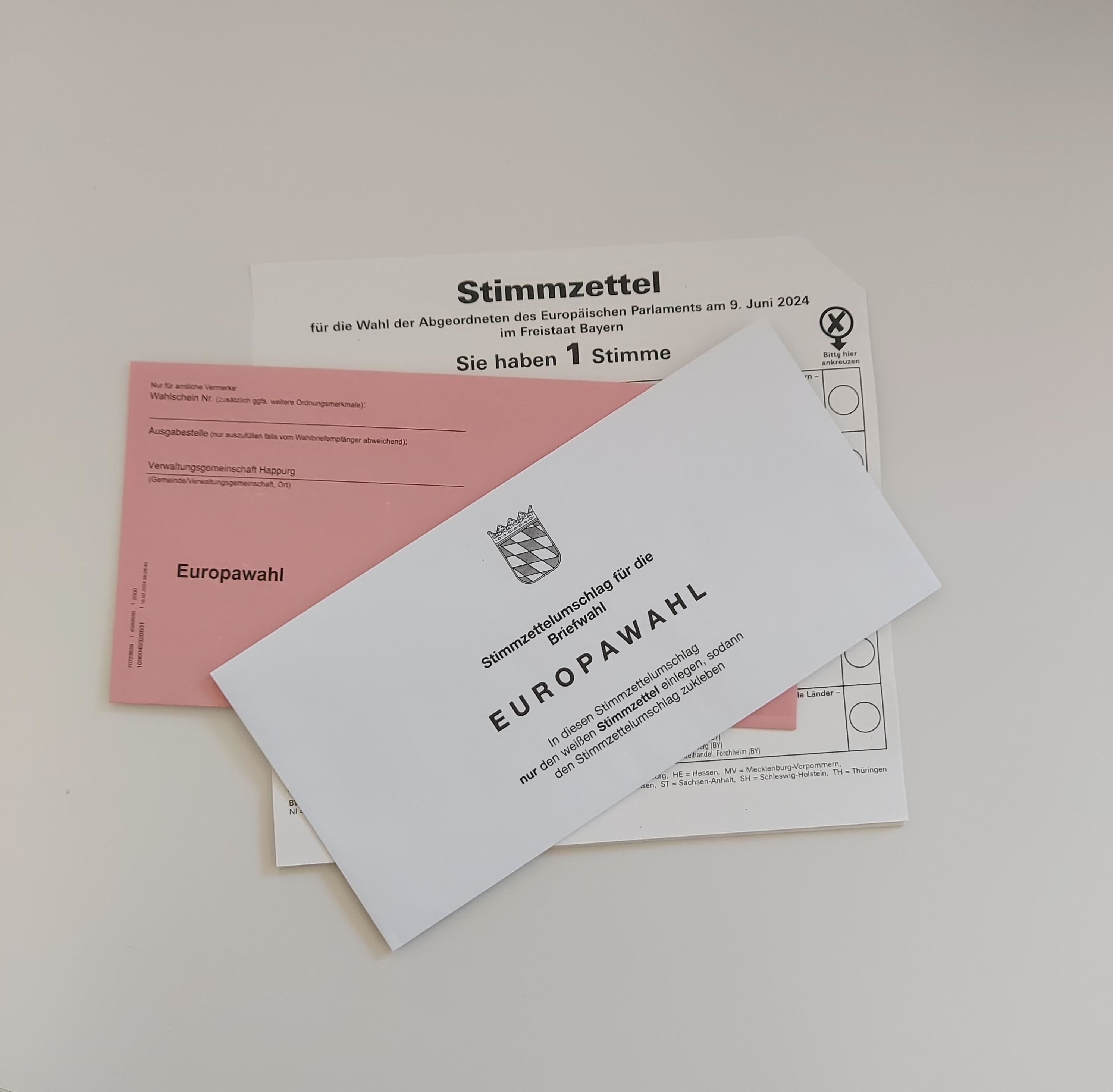 Beantragung von Briefwahlunterlagen in dringenden Fällen am Wahlwochen